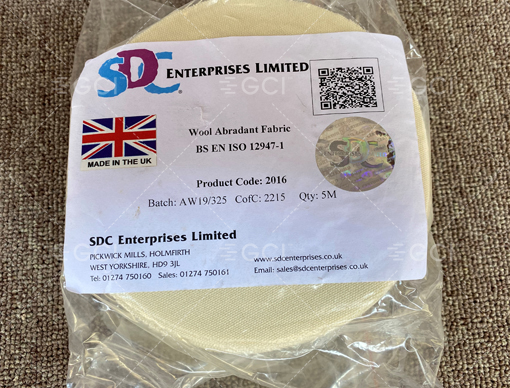 SDC Martindale Friction Wool Cloth 140